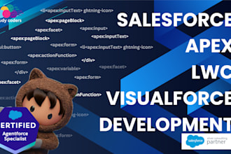 provide salesforce apex lwc and visualforce development