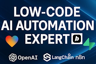 build low code llm handyman website langflow langchain openai gemni n8n mcp mlop