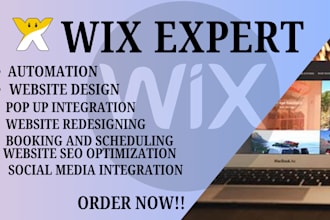wix website redesign wix ecommerce store with popup booking and calendar setup
