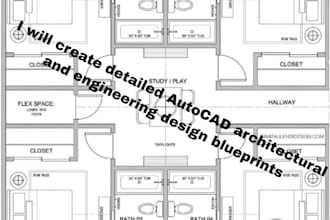create autocad architectural engineering design electrical drawing building plan