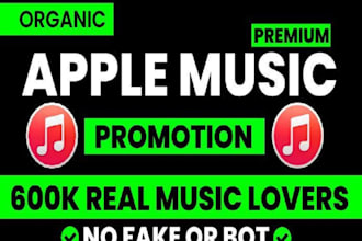 do fast apple music promotion, apple promotion