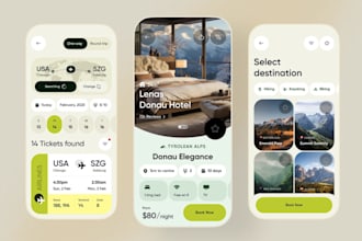 build city tour app, travel app, appointment, travel agency, hotel booking app
