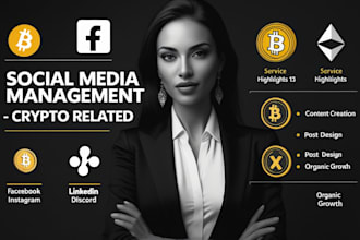 be your crypto web3 discord nft social media manager and crypto content creator