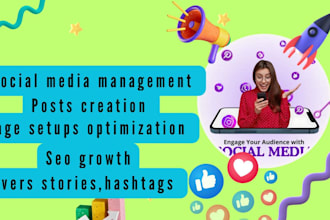 manage and grow your instagram, tiktok, or facebook page