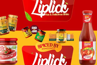 label design packaging design box design food packaging pouch design food label