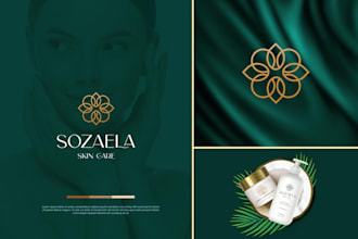 do highly modern minimal and luxury business logo designs