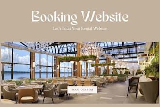 create a booking website for your airbnb, experdia, and vrbo apartment or hotel