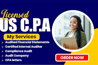 audit financial CPA US, review financial statement, accountant, CPA letter sign