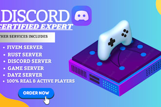 promote your fivem, rust, dayz, roblox,  mass dm game server with organic growth