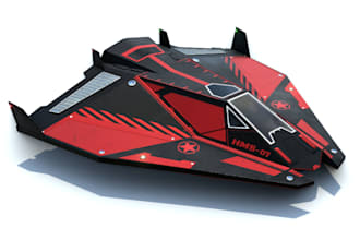 create high quality 3d hard surface models for spaceships tanks and vehicles