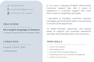 be your virtual assistant for admin support and data entry