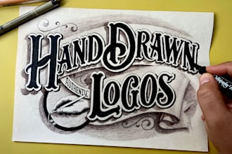 design a unique hand drawn logo