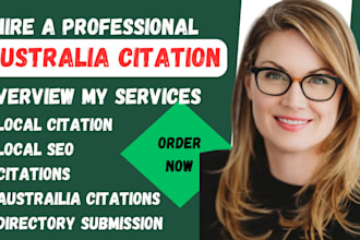 create top australia local citations and australian business local seo
