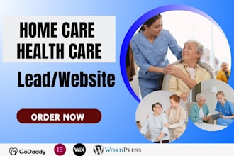 design elderly care, home care website and home care leads