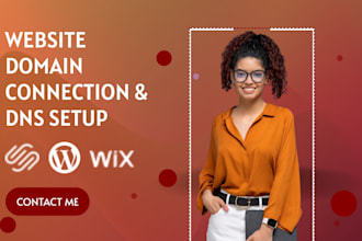 connect your domain to any website platform and fix dns or redirect issue