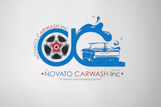 design a custom automotive logo auto dealership, car wash