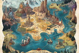 create a fantasy map that fits your imagination