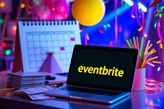 set up and manage your eventbrite account, ticket sales, webinar marketing