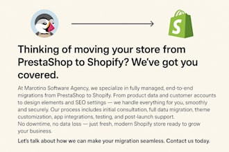 migrate your store from prestashop to shopify