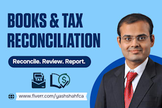 provide reconciliation of books with tax return