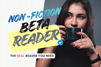 beta read nonfiction, self help, memoir or spirituality book