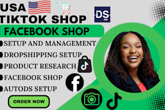 setup tiktok shop tiktok dropshipping facebook shop tiktok ads product listing