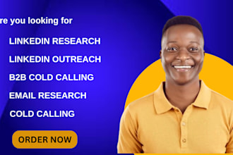 do cold calling, b2b cold calling, email research and linkedin research