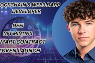 be your blockchain developer, crypto web3 staking dapp and smart contract expert