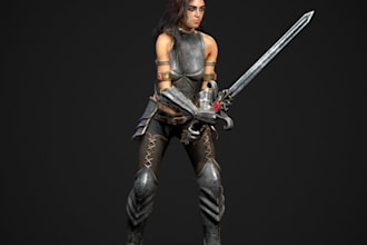 3d realistic game character model nsfw,4k texture,rig3d for ue5,unity,gmod model