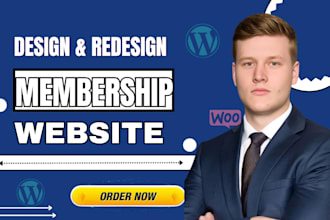 build wordpress membership website using membership pro, subscription website