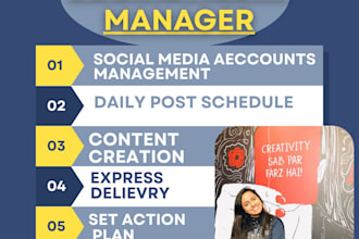 manage your social media account