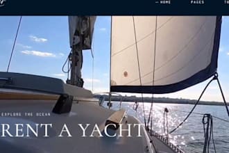 develop yatch rental website, boat cruise website, ridesharing app, trip planner