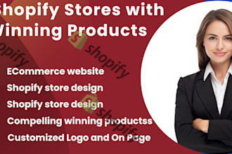 design high converting shopify stores with winning products