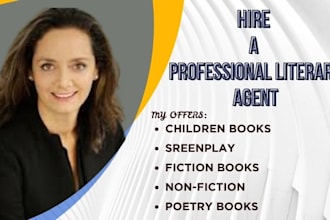 find active agent for movie script, screenplay, fiction book, children book