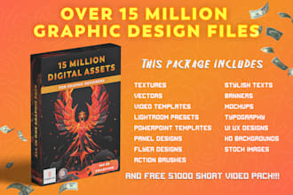 give 15 million premium digital products with resell rights