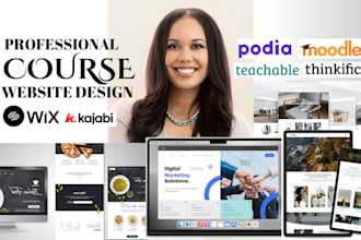 do custom website development elearning, course website design, lms creation