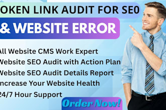 fix website error and broken link audit for SEO