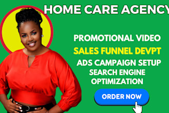 setup homecare ads assisted living business marketing elderly care ad