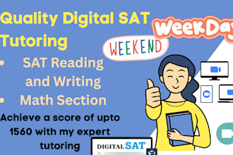tutor sat, digital sat and act