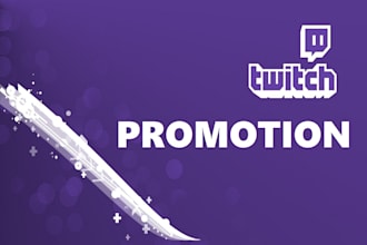 do organic twitch promotion to get real followers and grow your channel