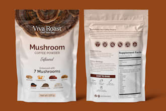 do food packaging and coffee bag packaging bag design
