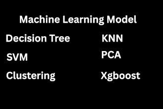 do decision tree, svm, knn, pca, xgboost, naive bayes, cluster, causal inference