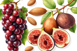 draw your flowers fruits vegetable and botanical plants