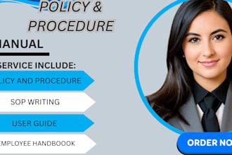 professionally write your policy and procedure manual