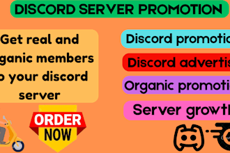 advertise, grow and promote your discord server to get more real members