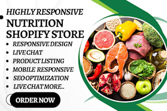 build 7 figure nutrition shopify store nutrition vitamin supplement website