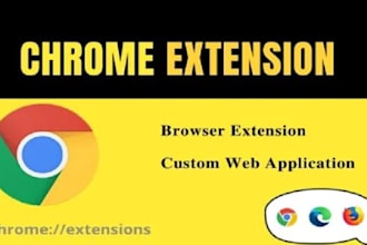 chrome browser extension, automation, web application, saas