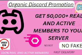 advertise, grow and promote your discord server to get more real members
