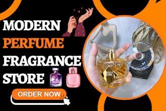 build perfume shopify store fragrance perfume store cologne dropshipping website