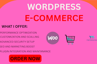 setup wordpress ecommerce woocommerce easy ecwid memberpress bigcommerce shopify